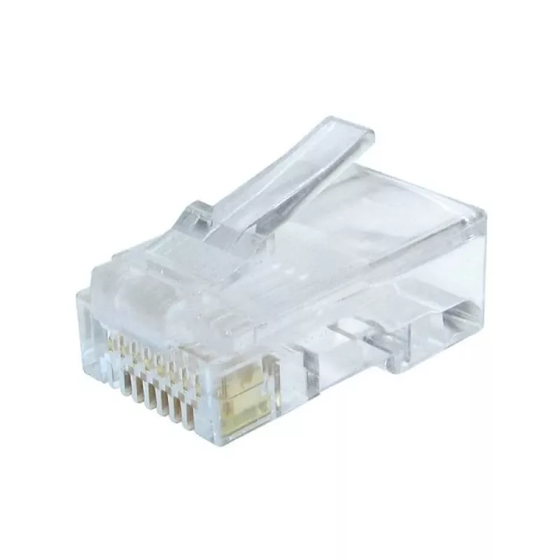 Connettore Gembird LC-8P8C-002/100 RJ-45 trasparente