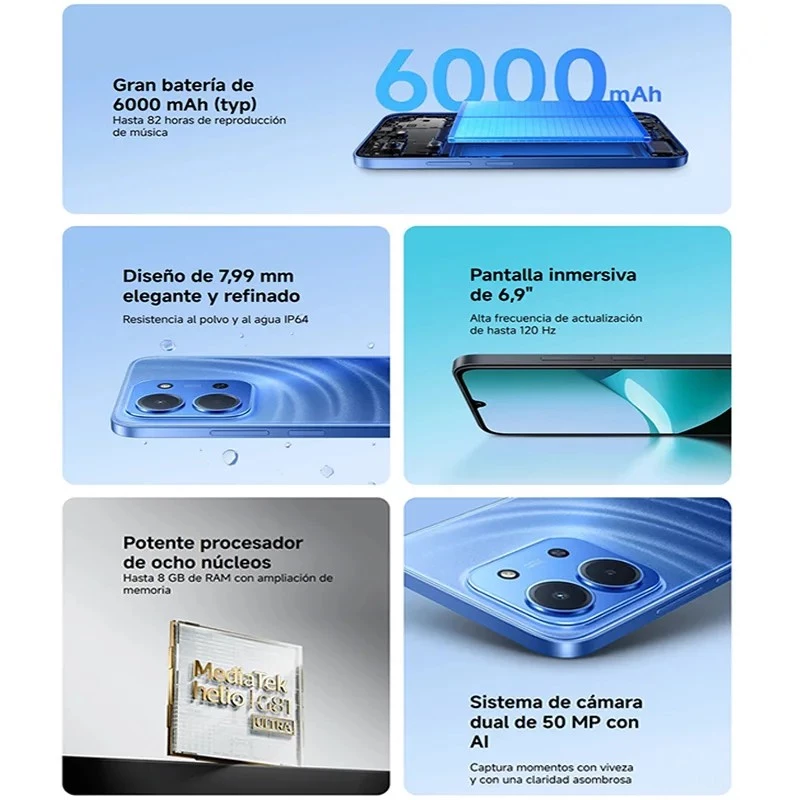 Xiaomi Redmi 15C 4G Smartphone 6,9