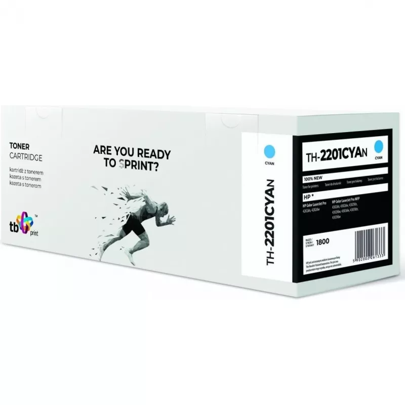 Stampa, Toner, Toner per HP Color LaserJet Pro 4202 W2201A TH-2201Cyan 100 nuovo ciano