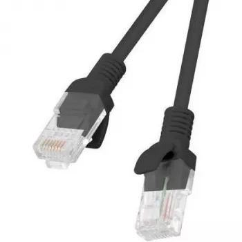 Cavo patch LANBERG PCU5-20CC-0150-BK RJ45 Cat.5e 1,5 m nero confezione da 10