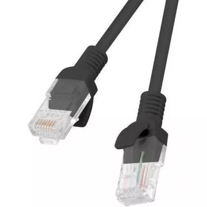 Cavo patch LANBERG PCU5-20CC-0150-BK RJ45 Cat.5e 1,5 m nero confezione da 10