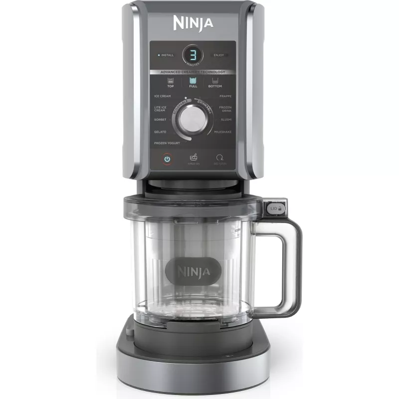 Ninja Creami Deluxe NC502CH, gelatiera e macchina per gelato, nero