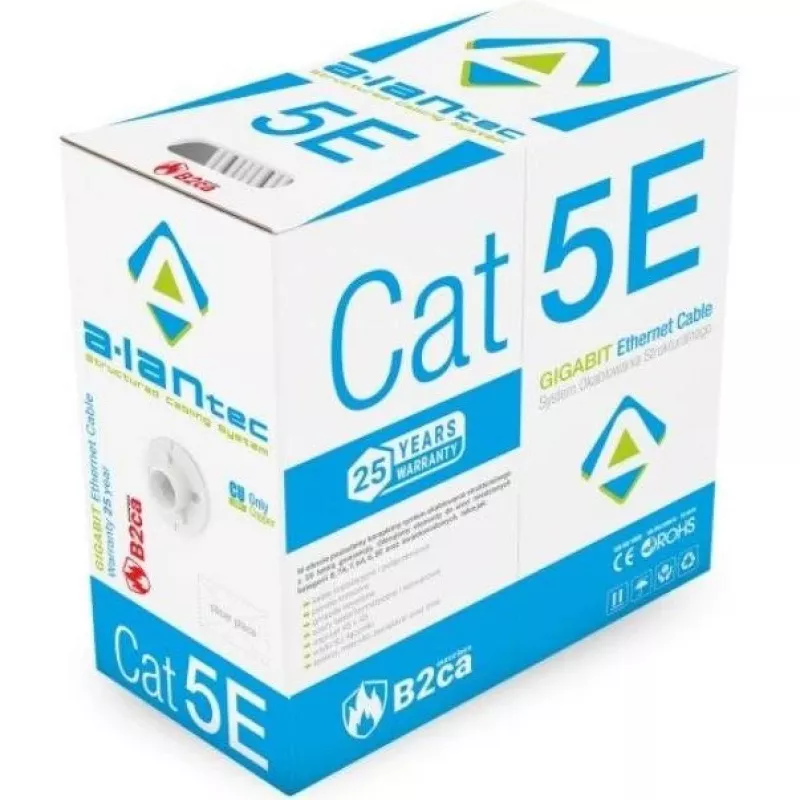 Cavo U/UTP Cat.5e B2ca LSOH 305m KIU5LSOH305B Alantec