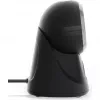 Lettore di codici a barre da tavolo Qoltec per codici 1D e 2D, scanner QR, nero
