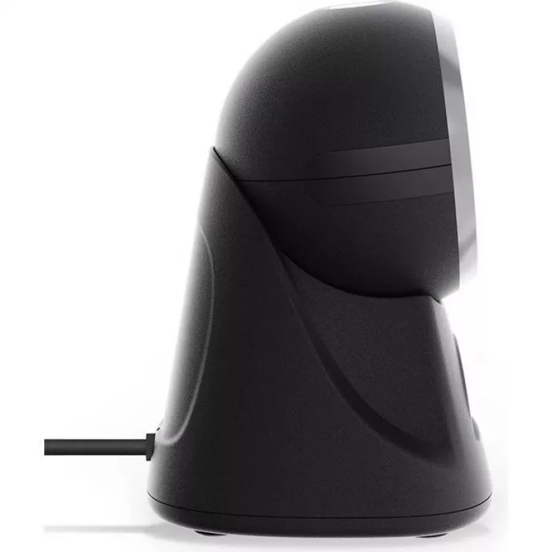 Lettore di codici a barre da tavolo Qoltec per codici 1D e 2D, scanner QR, nero