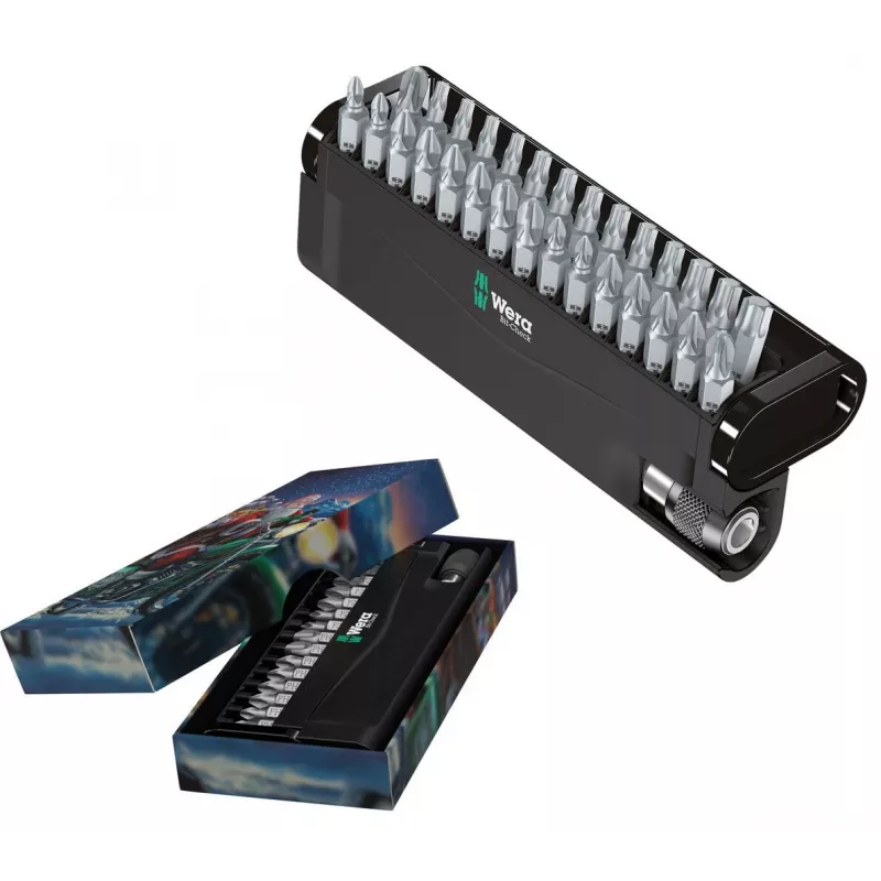 Wera set di punte Bit-Check 30 Bits Natale 2025 — assortimento compatto di 30 punte