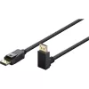 Goobay cavo DisplayPort angolato a 90°, DisplayPort 2.0/2.1, 54 Gbit/s, 8K 144 Hz, 2 m