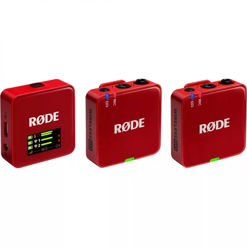 RØDE Wireless GO III rosso - sistema microfonico wireless (rosso)