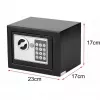Cassaforte elettronica Extralink Home S-406 con codice digitale e chiavi