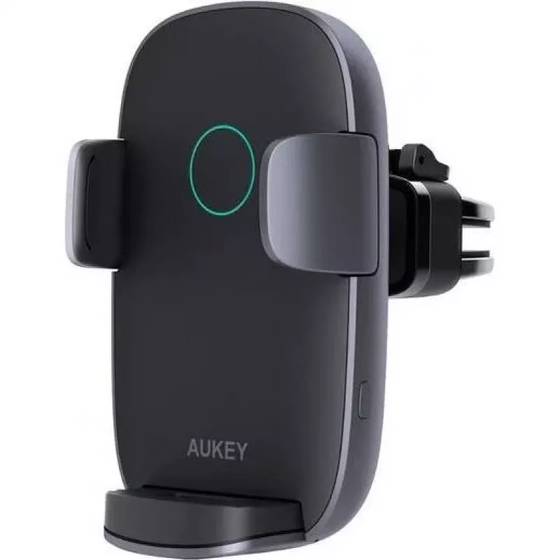 Supporto di ricarica wireless per auto Aukey HD-C52 — supporto auto compatibile Qi con angolo regolabile e ricarica wireless