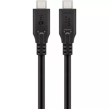 Cavo USB-C Goobay, USB4, 240 W, 40 Gbit/s, Power Delivery, 1 m (1m, USB 4.0, 240W), cavo USB