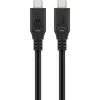 Cavo USB-C Goobay 74182 USB4, 40 Gbit/s, Power Delivery 240 W, 0,5 m, nero