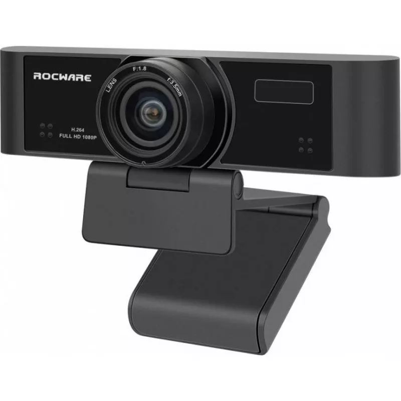 Webcam ROCWARE RC15 risoluzione 720p con microfono integrato