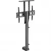 Maclean MC-866T supporto a pavimento per TV con sollevatore elettrico motorizzato smart TUYA app mobile Alexa Google Home 37''-80'' 60kg mobile VESA (spina EU)