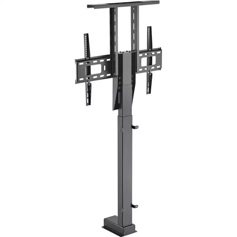 Maclean MC-866T supporto a pavimento per TV con sollevatore elettrico motorizzato smart TUYA app mobile Alexa Google Home 37''-80'' 60kg mobile VESA (spina EU)