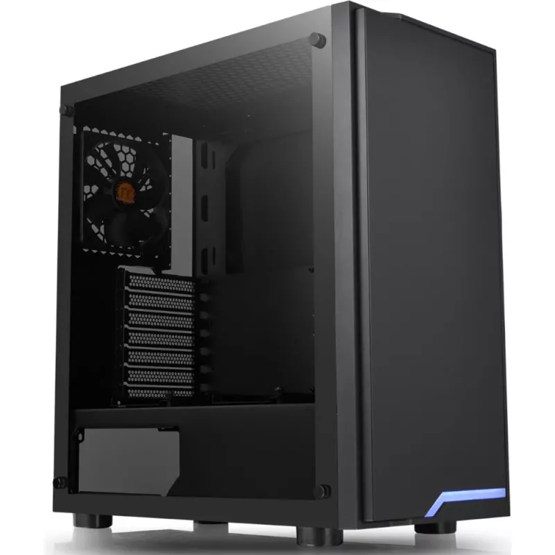 Thermaltake H100 TG MIDI Tower nero