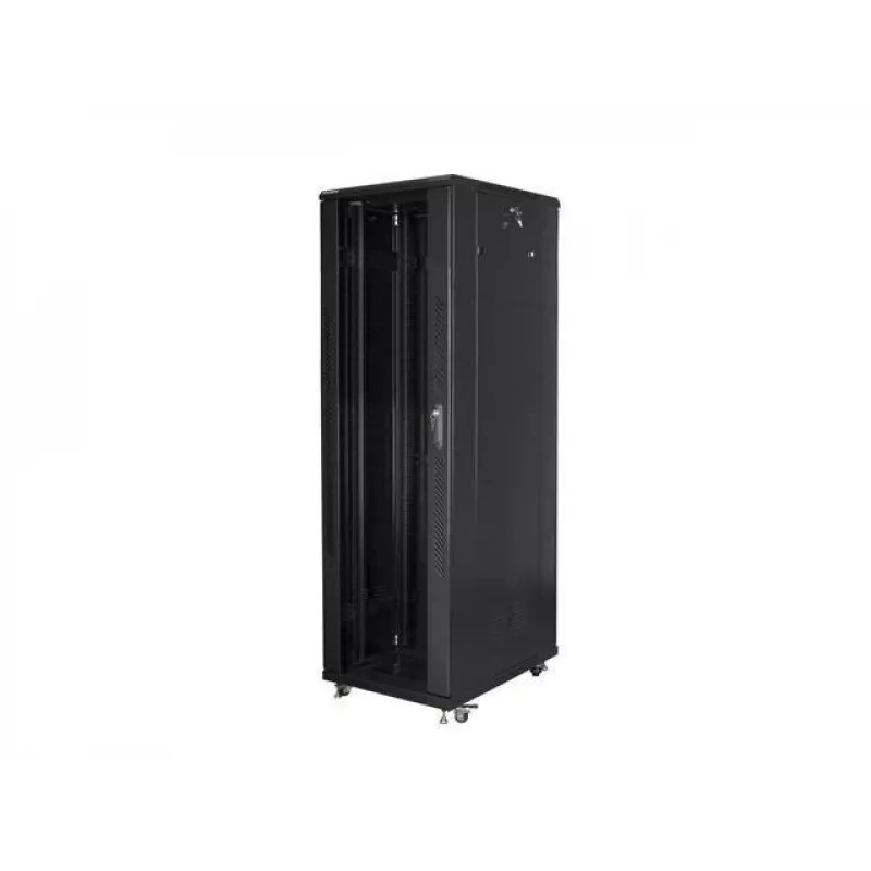 LANBERG 19 42U 800x800 indipendente porta in vetro (FlatPack) nero (spedizione con corriere)