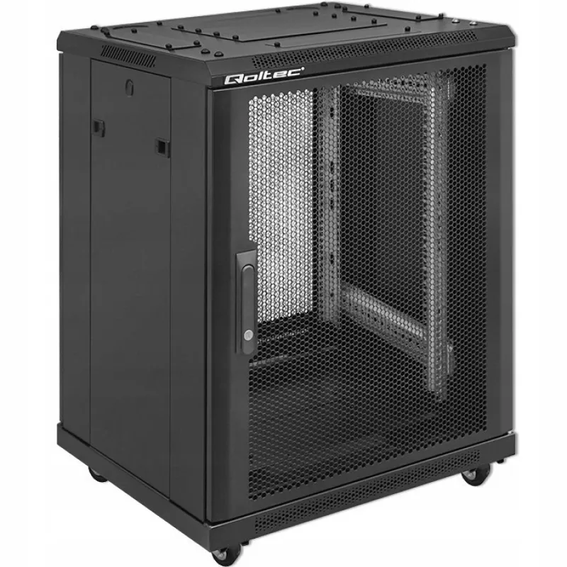 Armadio rack 19 pollici QOLTEC 54519 15U – custodia per rete/server, altezza 15U, montaggio 19 pollici
