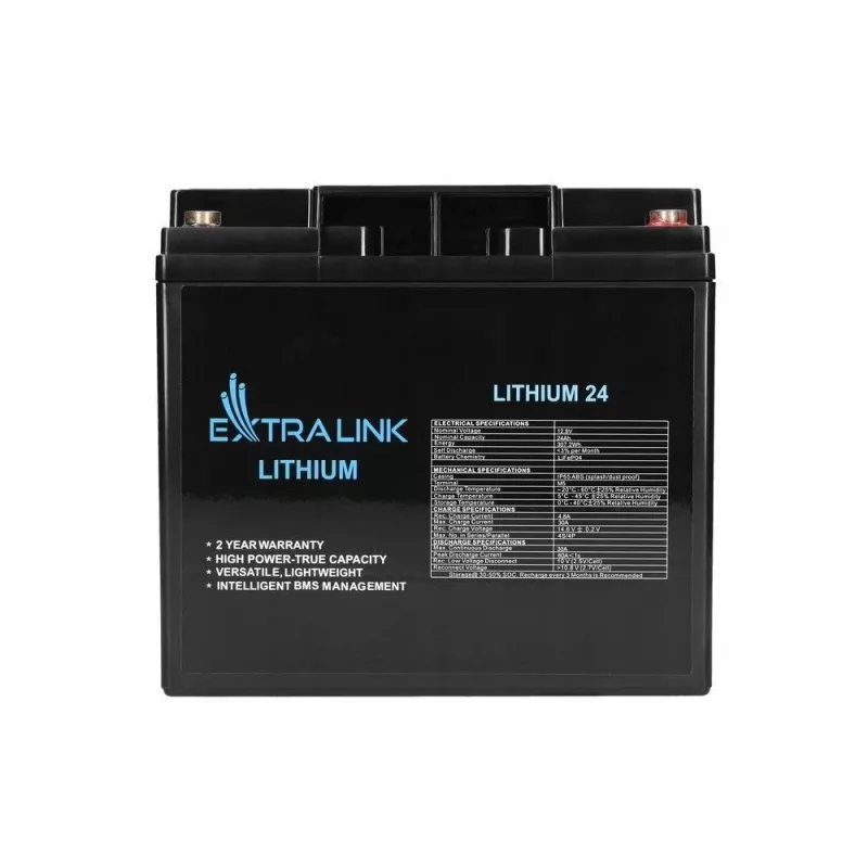 Extralink batteria LiFePO4 24000 mAh 12,8 V