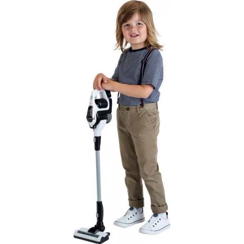 Theo Klein Bosch Unlimited aspirapolvere nero con funzione Vortex e bocchette per bambini da 3 anni