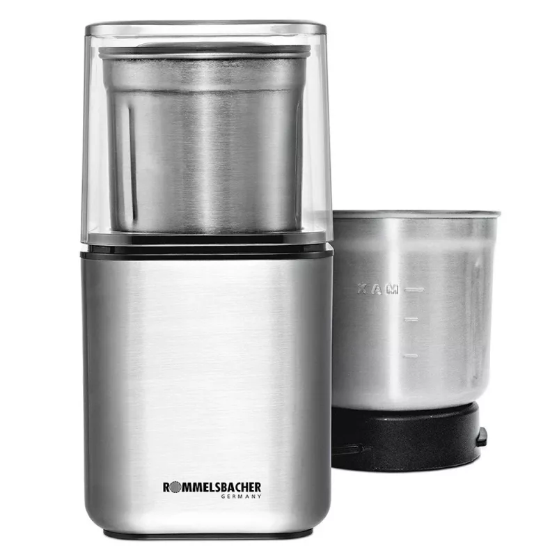Rommelsbacher macinacaffè per spezie acciaio inox argento EGK 200 (EGK 200)
