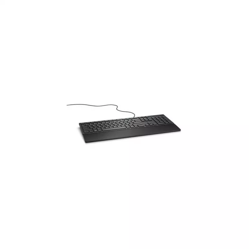 Tastiera full-size con filo Dell KB216 — layout QWERTY nordico, nero, USB