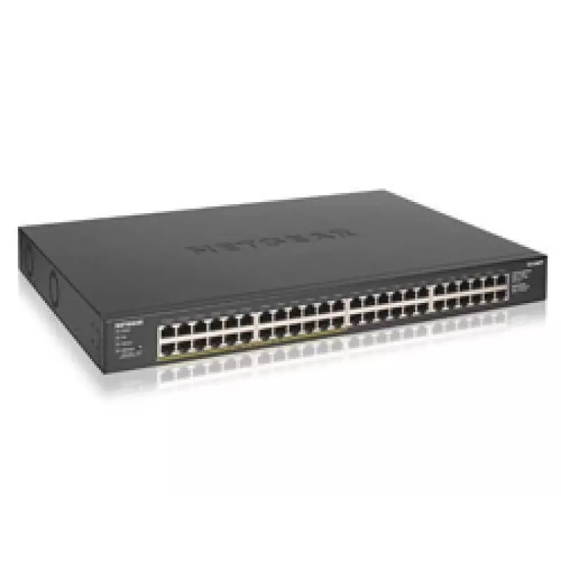 NETGEAR GS348PP Gigabit Ethernet (10/100/1000) non gestito Power over Ethernet (PoE) nero