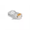 Connettore maschio RJ45 GEMBIRD PLUG3UP6/100, Cat5, connettore dritto, trasparente, contatti dorati, confezione da 100