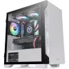 Case per PC Thermaltake S100 Tempered Glass Snow Edition Micro Tower bianco