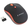 GEMBIRD mouse ottico wireless MUSW-4B-03-R 1600 DPI nano USB nero-rosso