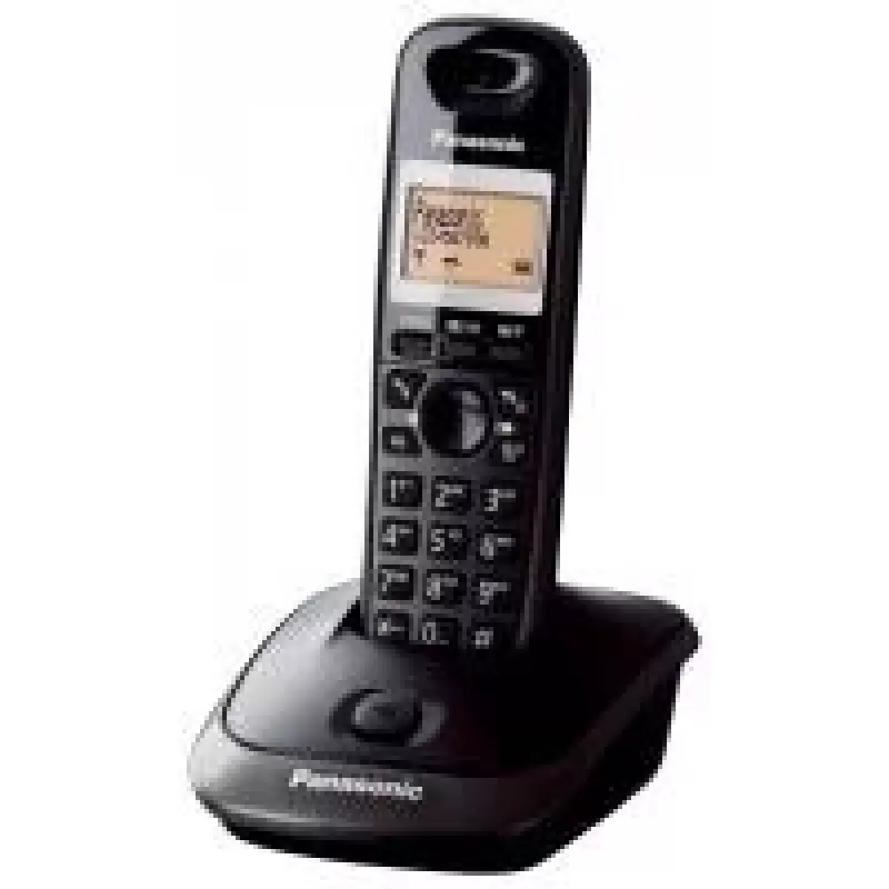 Panasonic KX-TG2511 telefono DECT nero con display del numero chiamante