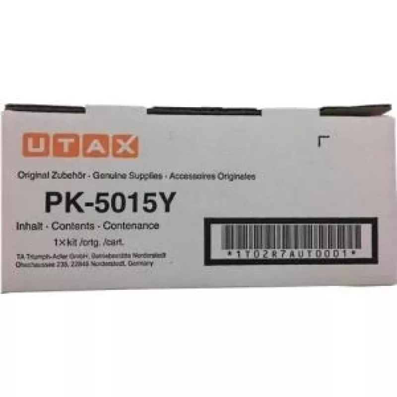 Utax 1T02R7AUT0 PK-5015Y cartuccia toner per P-C2650DW/P-C2655W, 3000 pagine, giallo