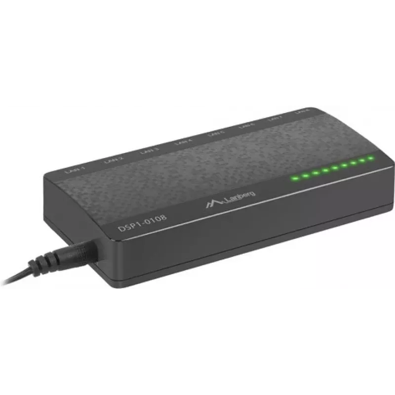 LANBERG DSP1-0108 switch Lanberg DSP1-0108 8 porte 100MB/S desktop