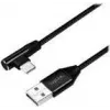 Cavo USB LogiLink CU0137 USB 2.0 0,3 M USB A a USB C nero