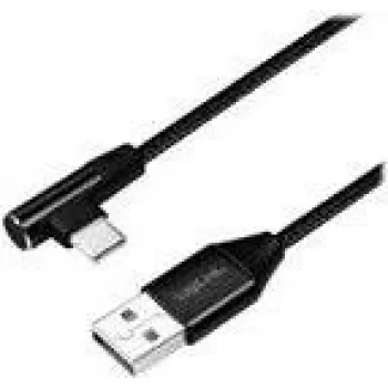 Cavo USB LogiLink CU0137 USB 2.0 0,3 M USB A a USB C nero