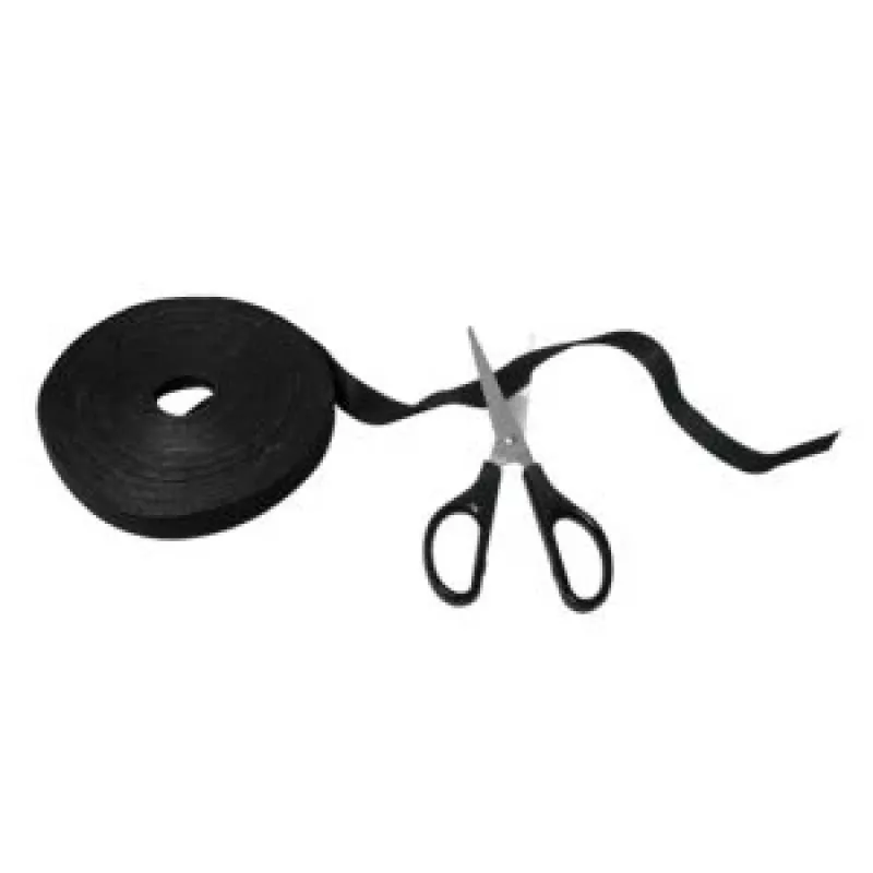 LogiLink KAB0055 nastro a strappo per cavi, rotolo 10 m x 20 mm, nero