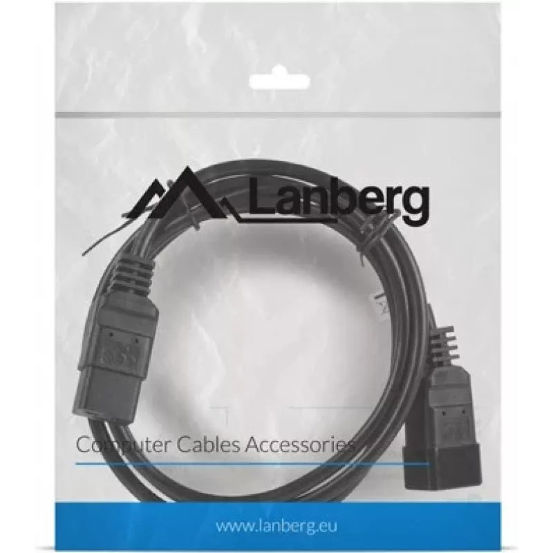 Cavo di alimentazione Lanberg CA-C13E-10CC-0018-BK nero 1,8 m