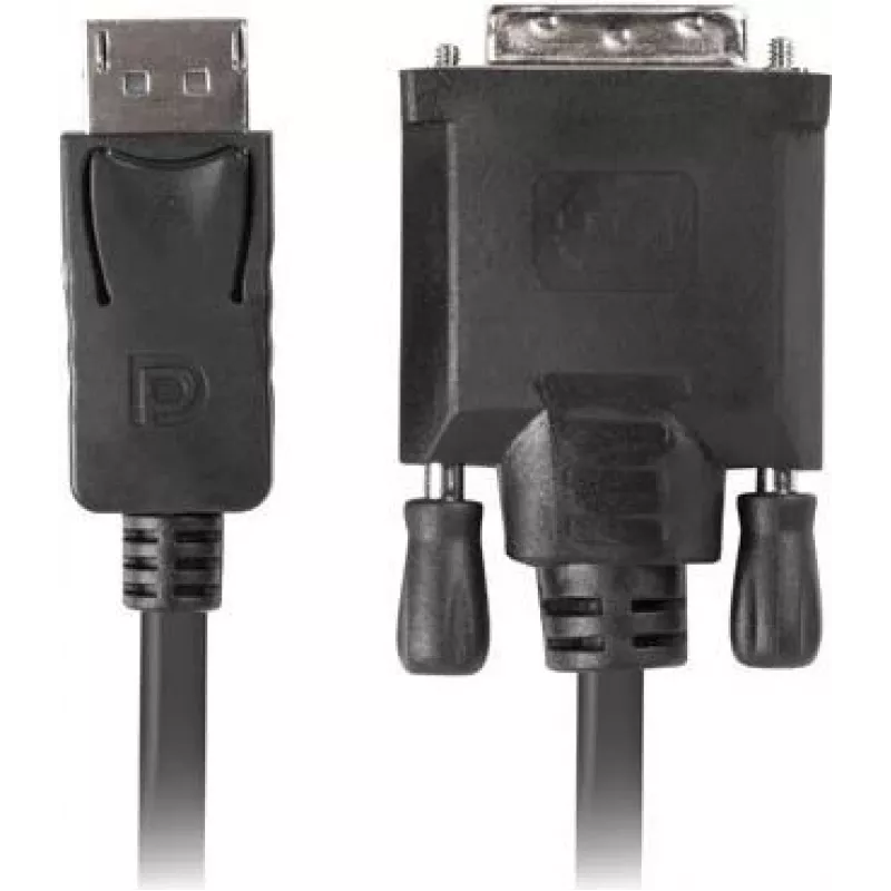 Adattatore per cavo video LANBERG DisplayPort su DVI-D CA-DPDV-10CU-0018-BK, 1,8 m, nero