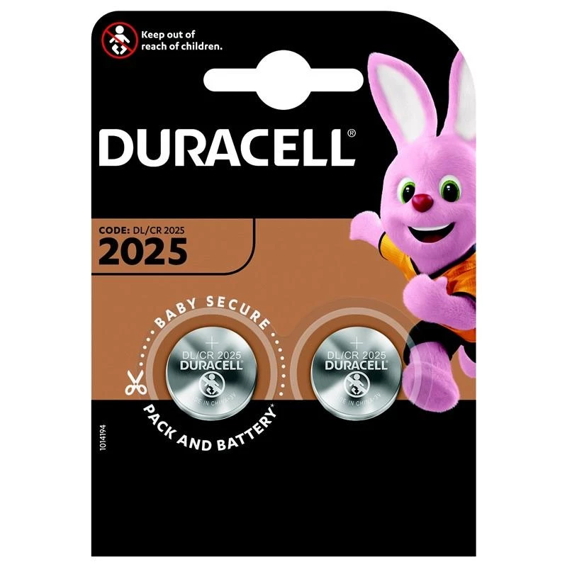 Batterie CR2025 blister 2 pezzi