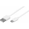 Wentronic 59130 cavo USB 2m USB A USB C connettore maschio connettore maschio bianco (59130)