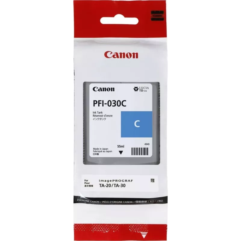 Cartuccia d'inchiostro Canon PFI-030C 1 pz. originale ciano