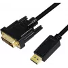 Adattatore cavo video LogiLink CV0132 DisplayPort a DVI 3 m nero
