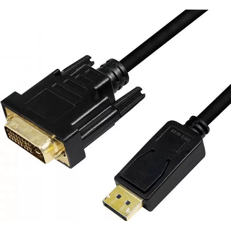 Adattatore cavo video LogiLink CV0132 DisplayPort a DVI 3 m nero