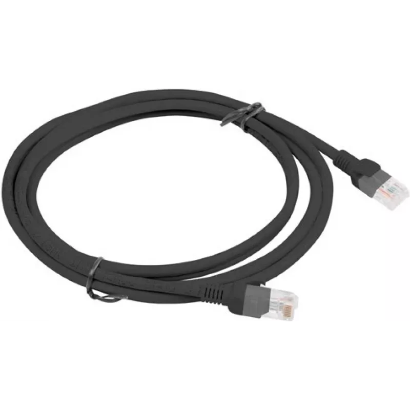 Cavo di rete LANBERG PCU5-10CC-0200-BK RJ-45 Cat5e U/UTP 2 m nero