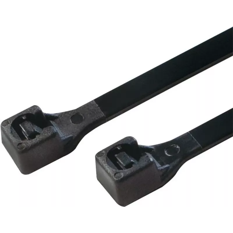 LOGILINK - Set da 100 fascette per cavi, lunghezza 30 cm, nero (KAB0004B)