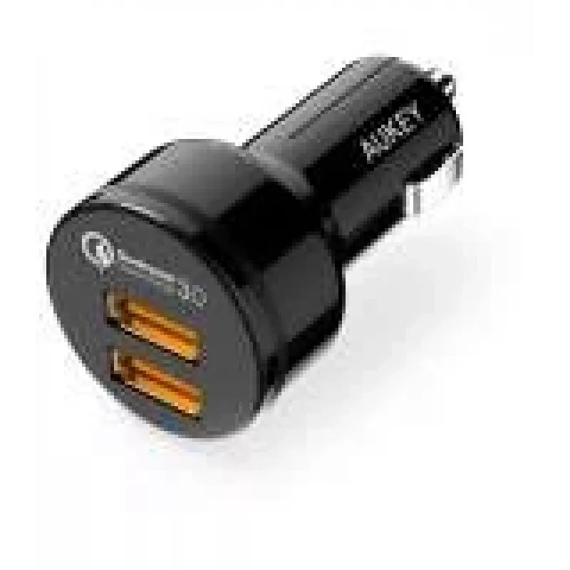 CC-T8 caricabatterie auto ultra rapido 2xUSB 3.0 6A 36W + cavo Micro-USB 1 m