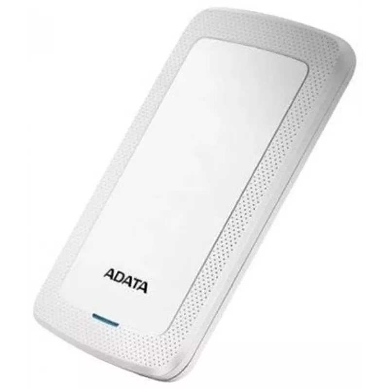 ADATA HV300 - Disco fisso - 2 TB - esterno (portatile) - USB 3.1 - AES a 256 bit - bianco