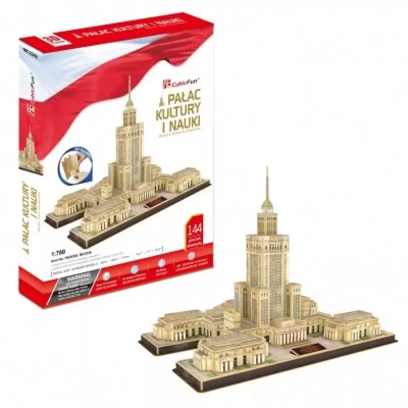PUZZLE 3D Palazzo della Cultura e della Scienza, 144 ELEMENTI