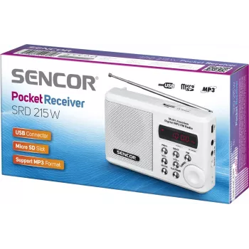 Radio portatile SRD 215 W MP3, USB, SD