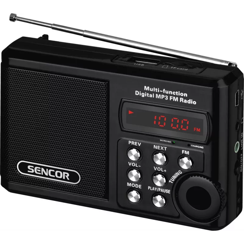 Radio portatile SRD 215 B MP3, USB, SD